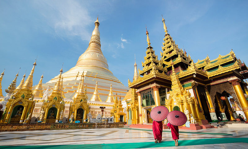 viaje clásico por birmania shwedagon pagoda birmania