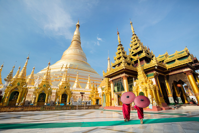 viaje clásico por birmania shwedagon pagoda birmania