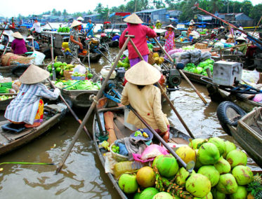 Mercado flotante - Cai Rang