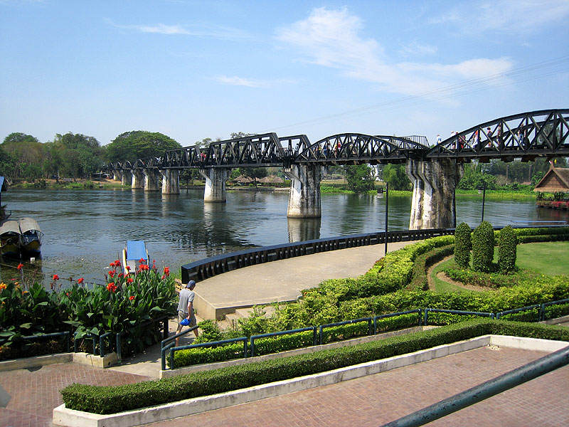 Puente Sobre Kwai kanchanaburi tailandia