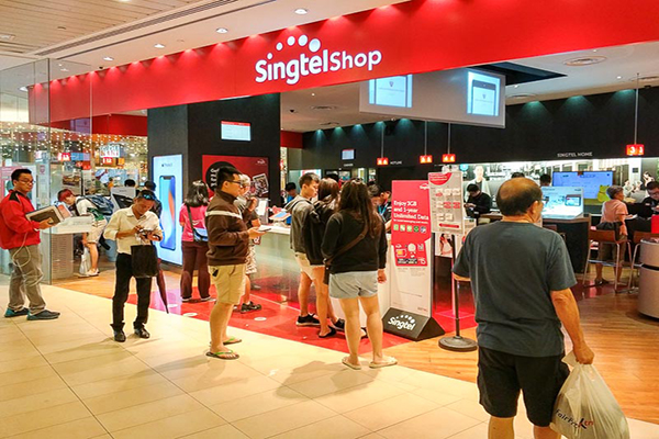 Singapur-tienda-de-Singtel