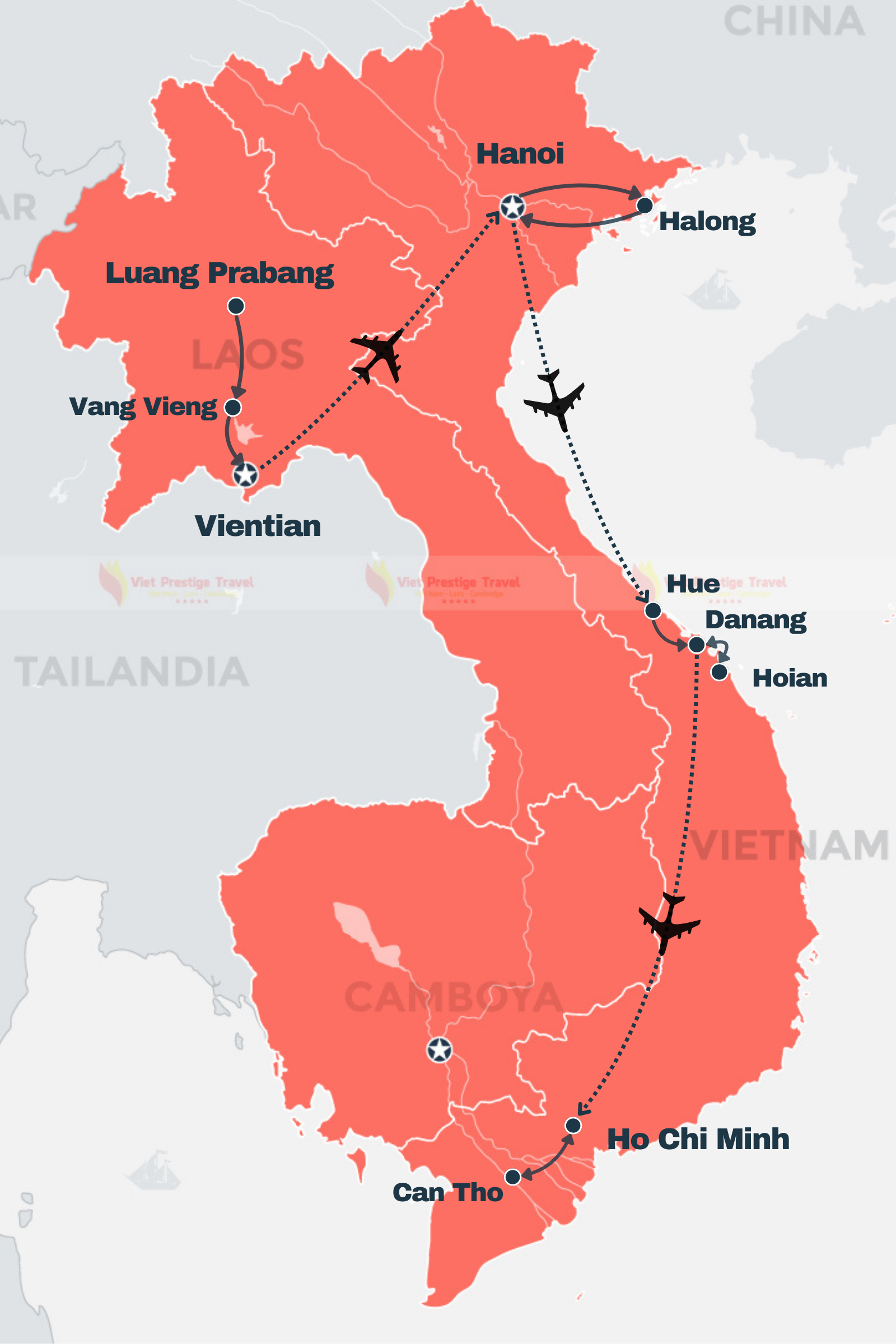 VIAJE COMBINADO A LAOS Y VIETNAM DE 16 DÍAS