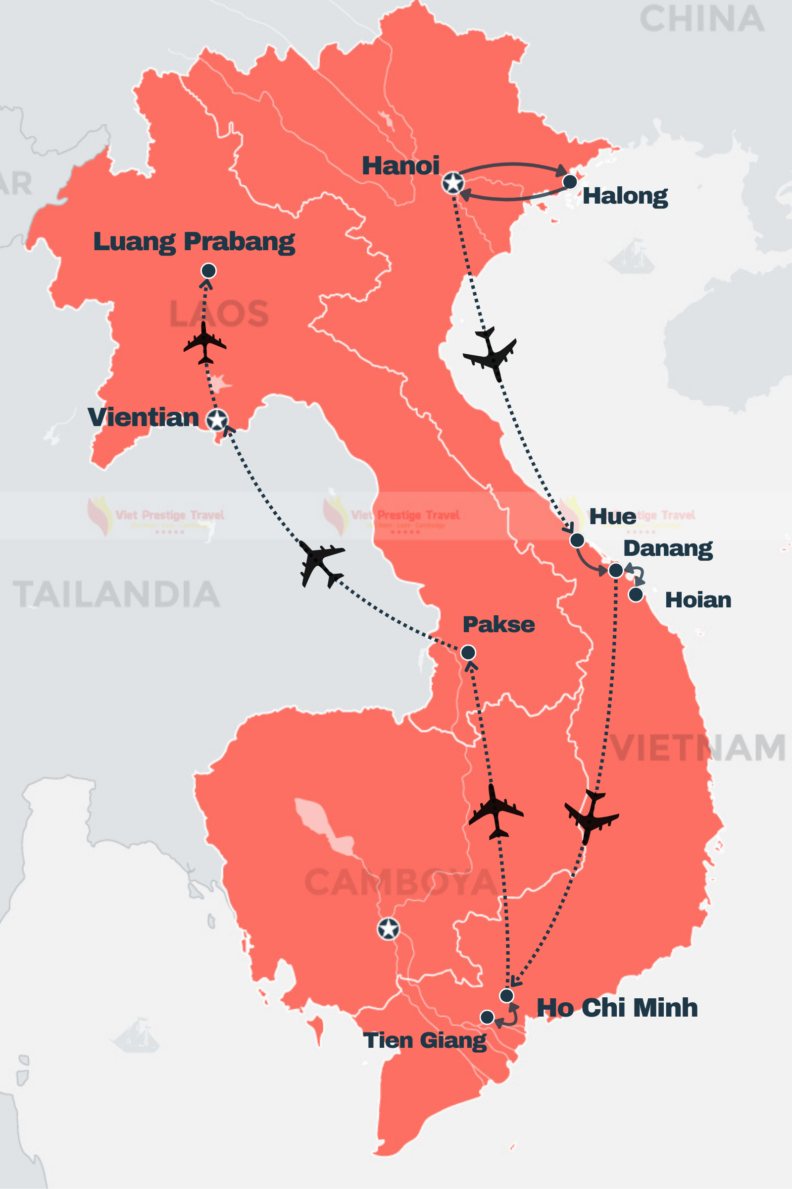 TOUR FAMILIAR POR VIETNAM LAOS DE 17 DÍAS