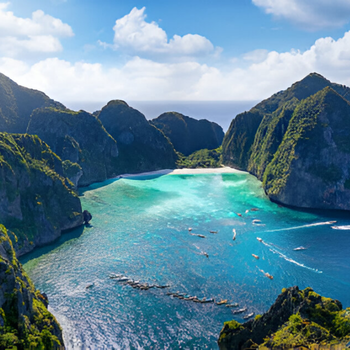 Phuket - Únase a la excursión de un día a la isla Phi Phi, Maya Bay y la isla Khai.