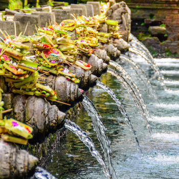 Vista del volcán Kintamani – Tirta Empul