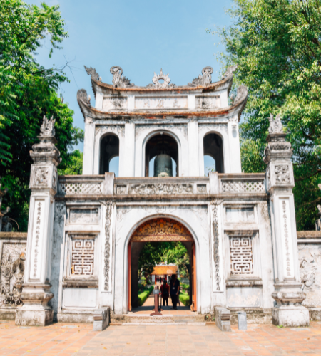 Templo de literatura en Vietnam. Tailandia. Bali