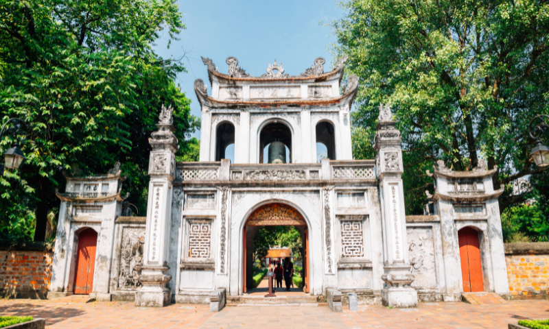 Templo de literatura en Vietnam. Tailandia. Bali