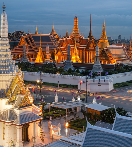 gran palacio en Bangkok