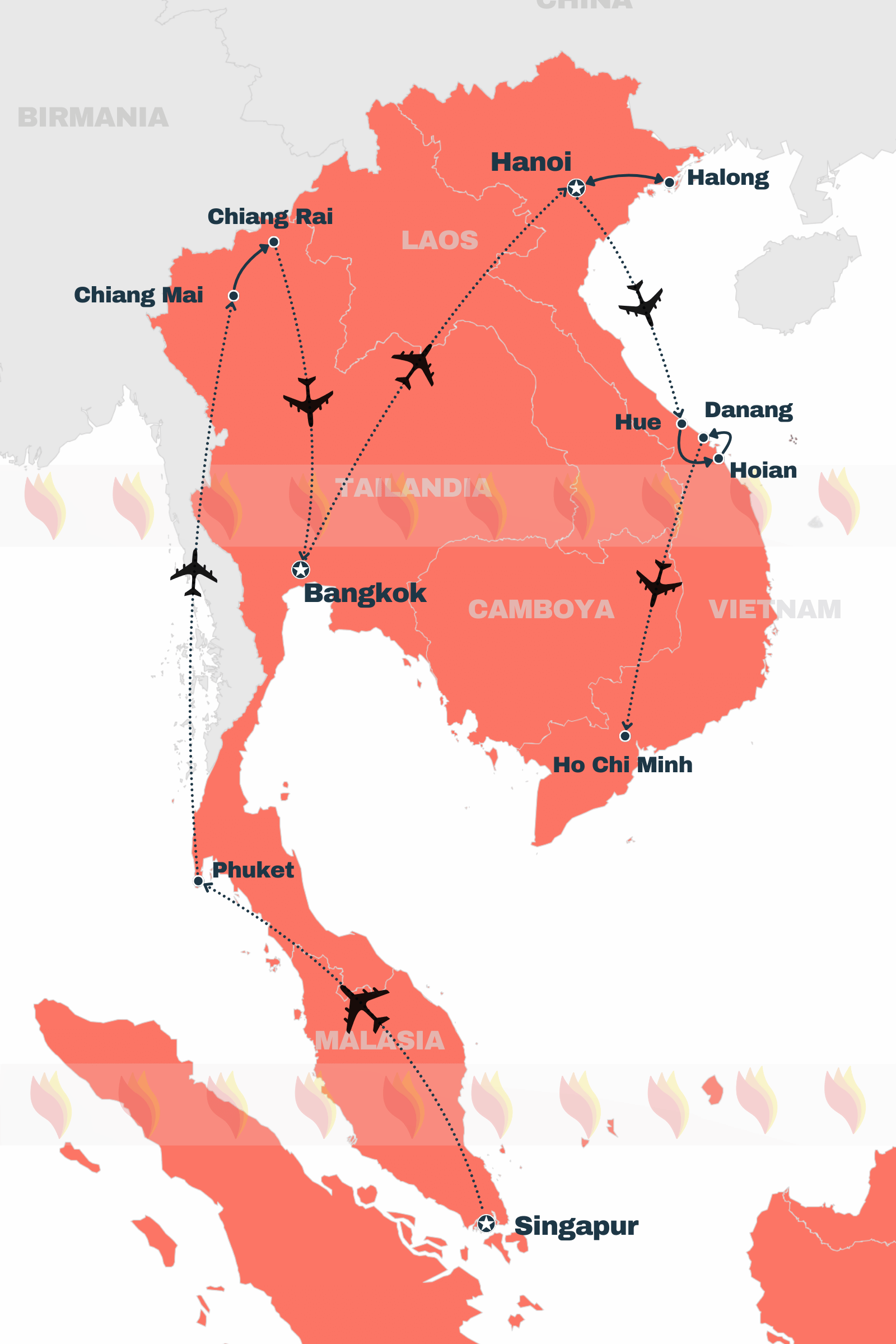 VIAJE DE NOVIOS POR SINGAPUR TAILANDIA VIETNAM