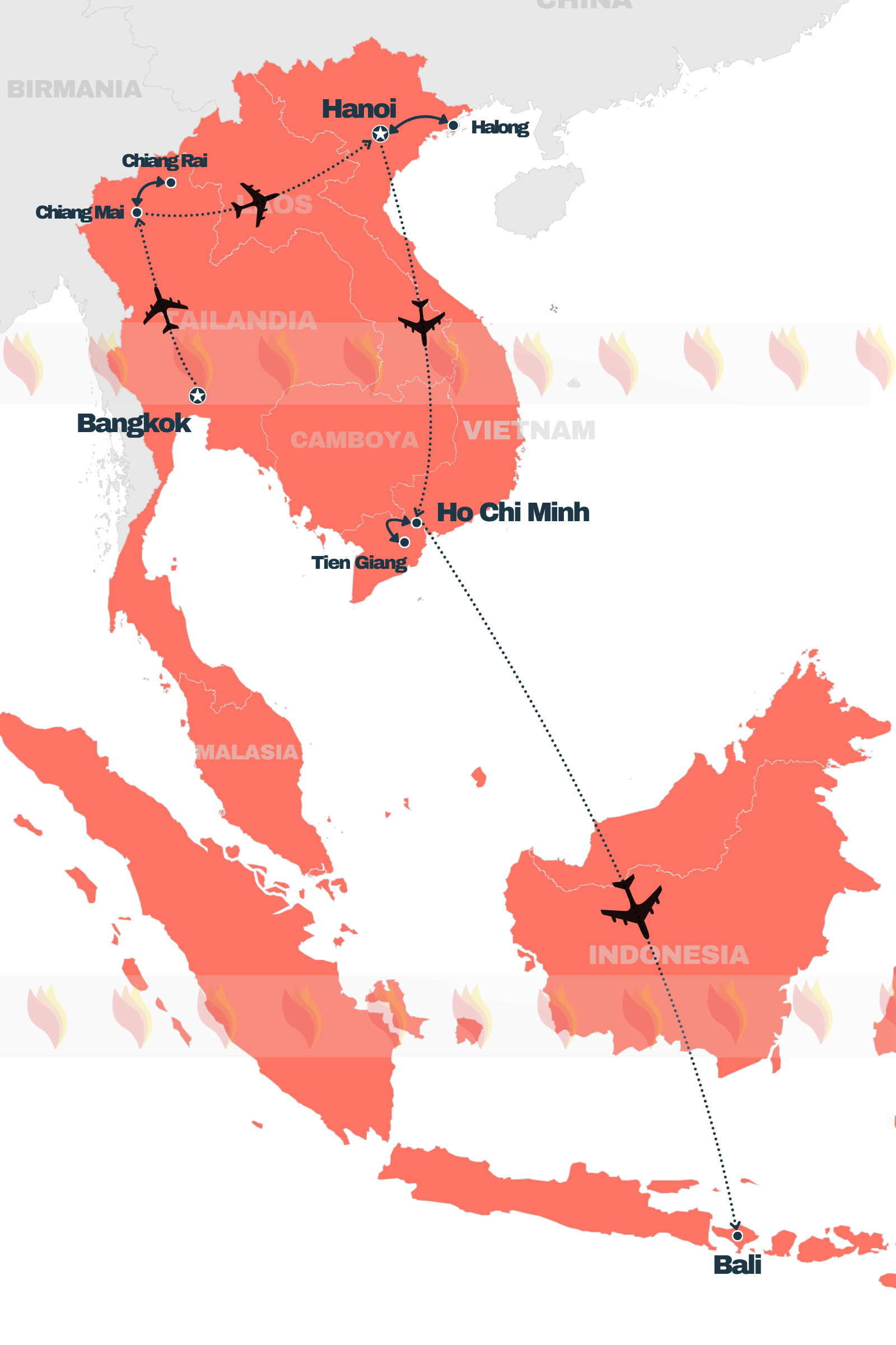 VIAJE DE LUNA DE MIEL A TAILANDIA VIETNAM BALI