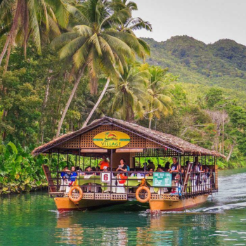 Recorrido por el campo de Bohol - Crucero por el río Loboc